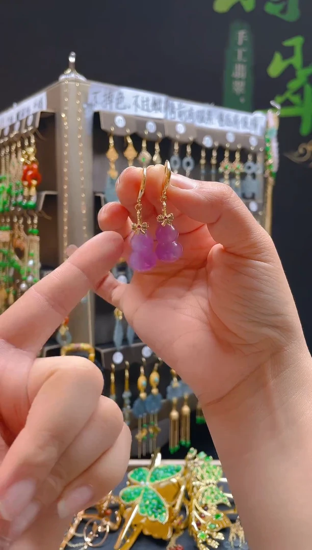 【闪购商品】玛瑙/玉髓耳饰合金052玛瑙饰品