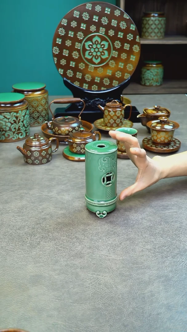 【闪购商品】龙泉青瓷梅子青香炉