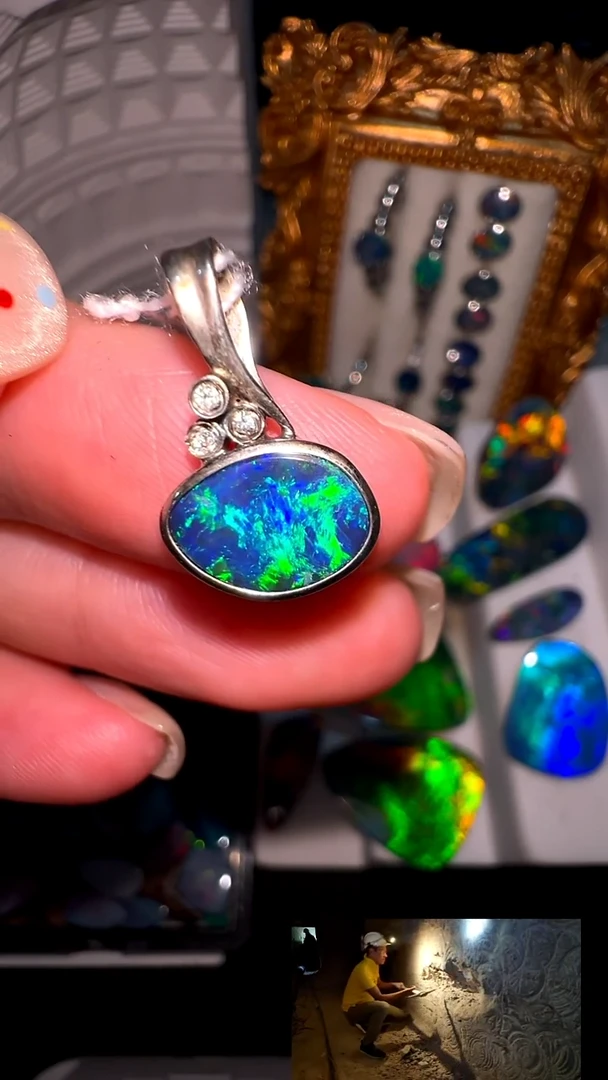 【可乐特选】双层澳宝     有生长纹