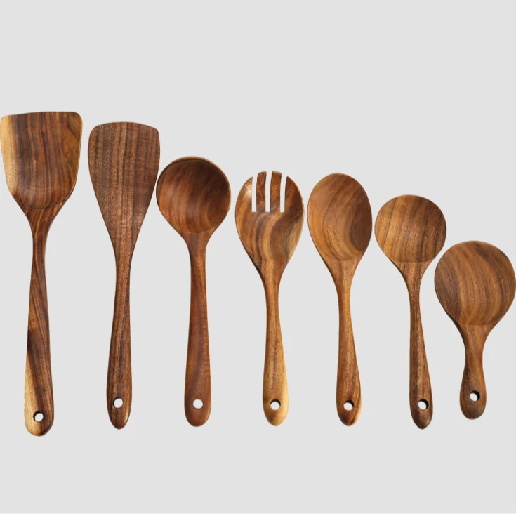 中式相思木勺 家居厨房用具实木餐具木质勺子木制炒菜铲