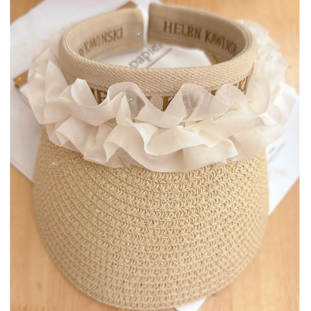 儿童遮阳帽防晒帽夏空顶帽大帽檐凉帽男童女童宝宝帽子太阳帽草帽