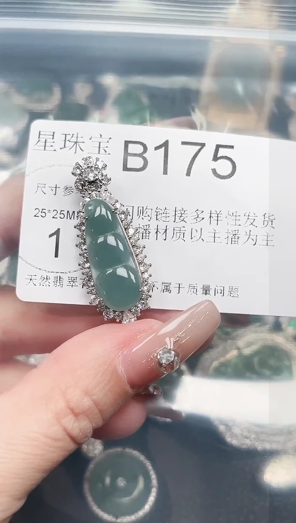 【闪购商品】翡翠颈饰未镶嵌赠皮绳175