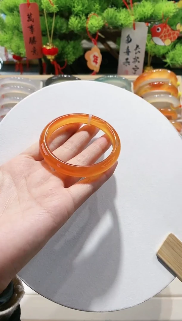 【闪购商品】玛瑙/玉髓手镯未镶嵌34-54.5