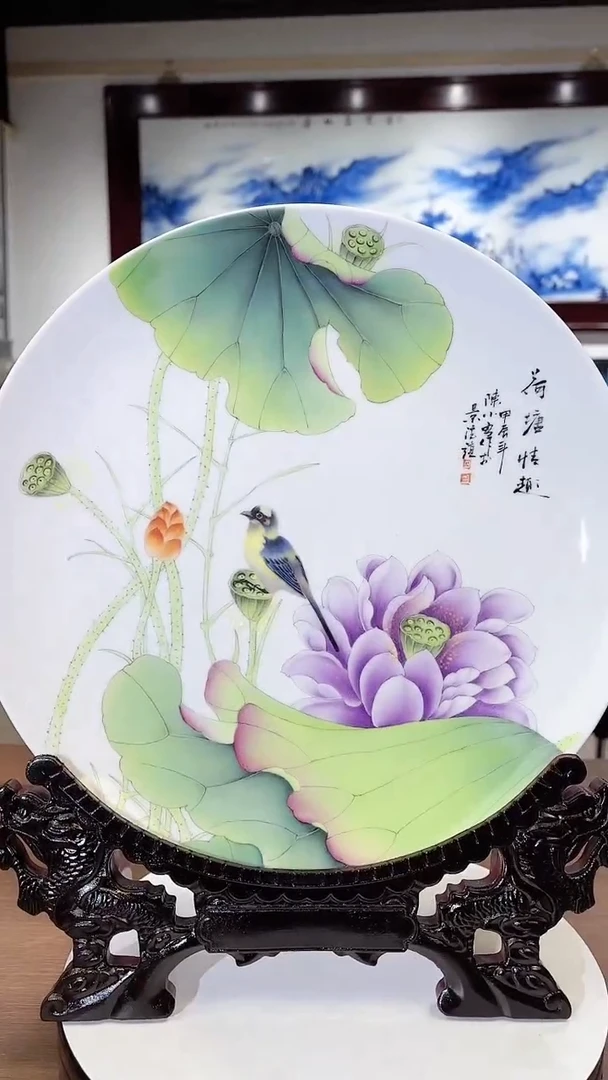 摆件陶瓷摆件闪电购链接58
