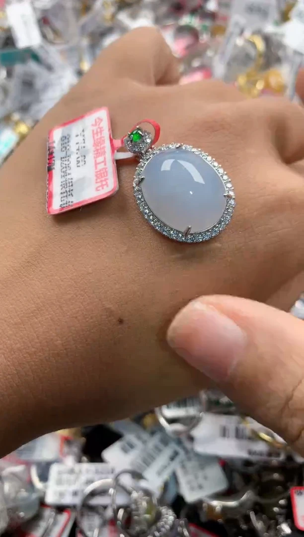 银S925镶嵌戒指翡翠15    41