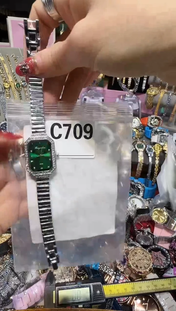 石英机芯不锈钢不锈钢直播定闪专用