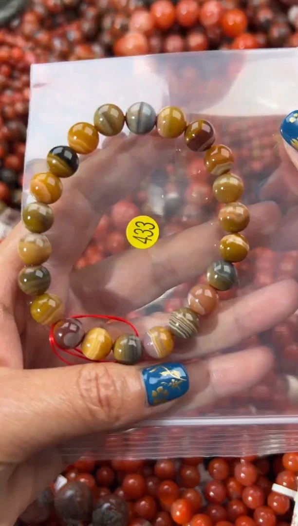 未镶嵌手串南红玛瑙9+