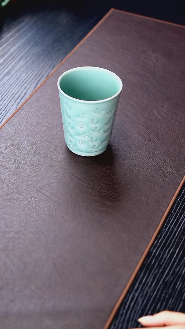 青瓷手工茶器包邮
