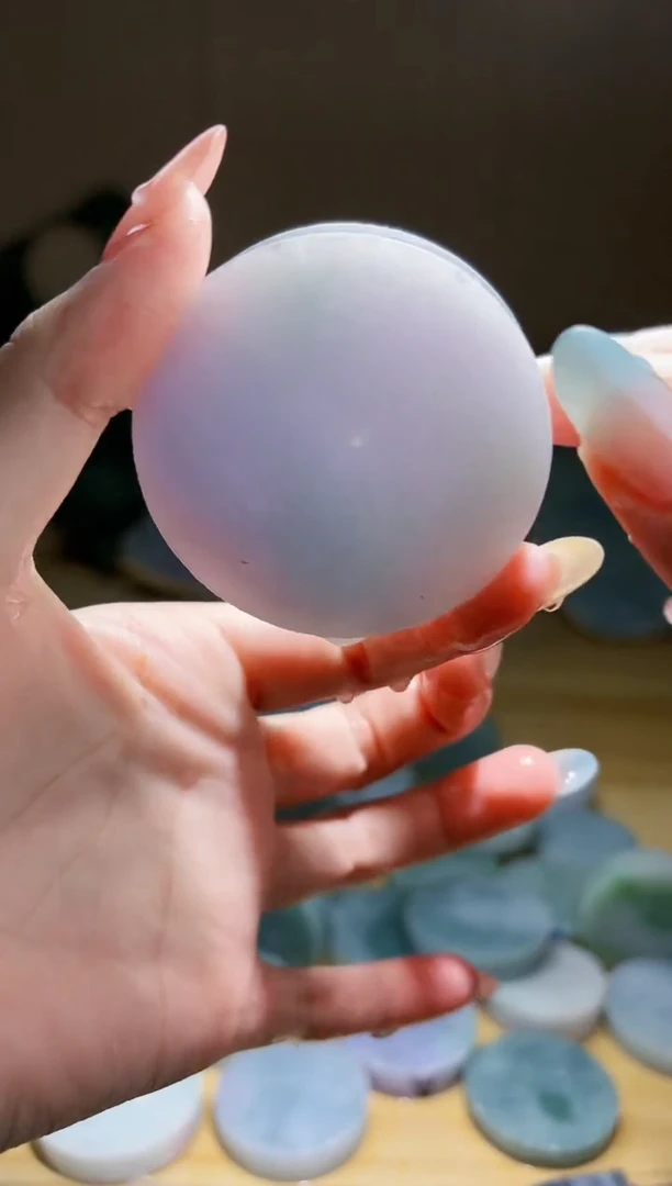 翡翠未镶嵌颈饰翡翠A货 温谭932