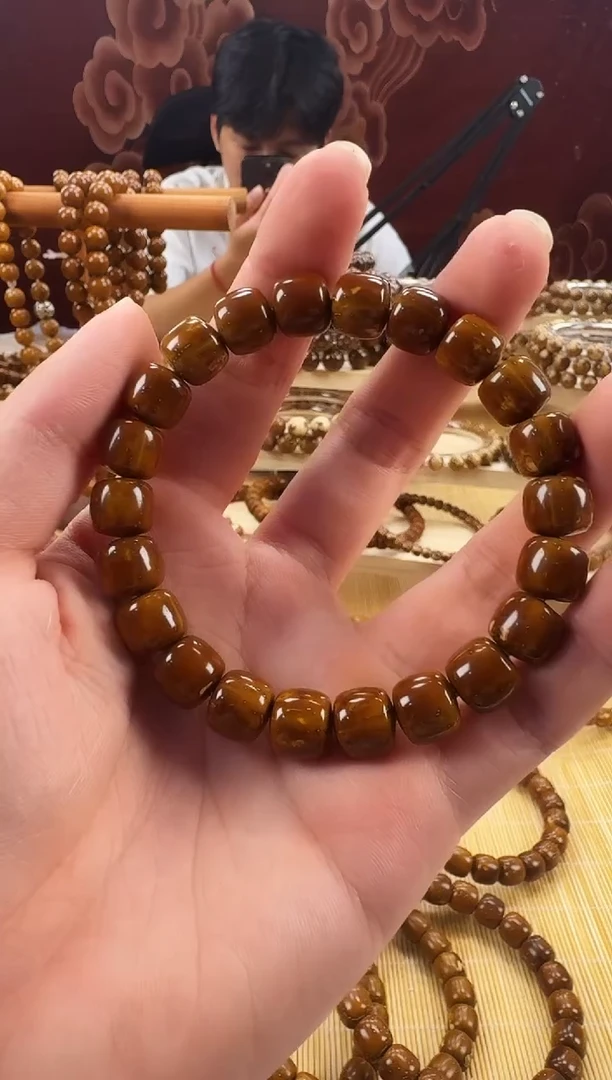手串紫金鼠10mm 紫金鼠纯色老型微瑕