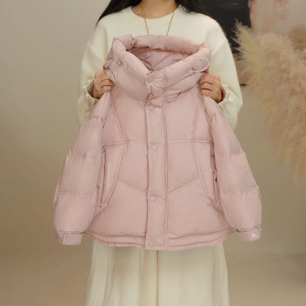 现货【seven kids】冬装韩版极寒双倍充绒白鸭绒羽绒服外套2024女童