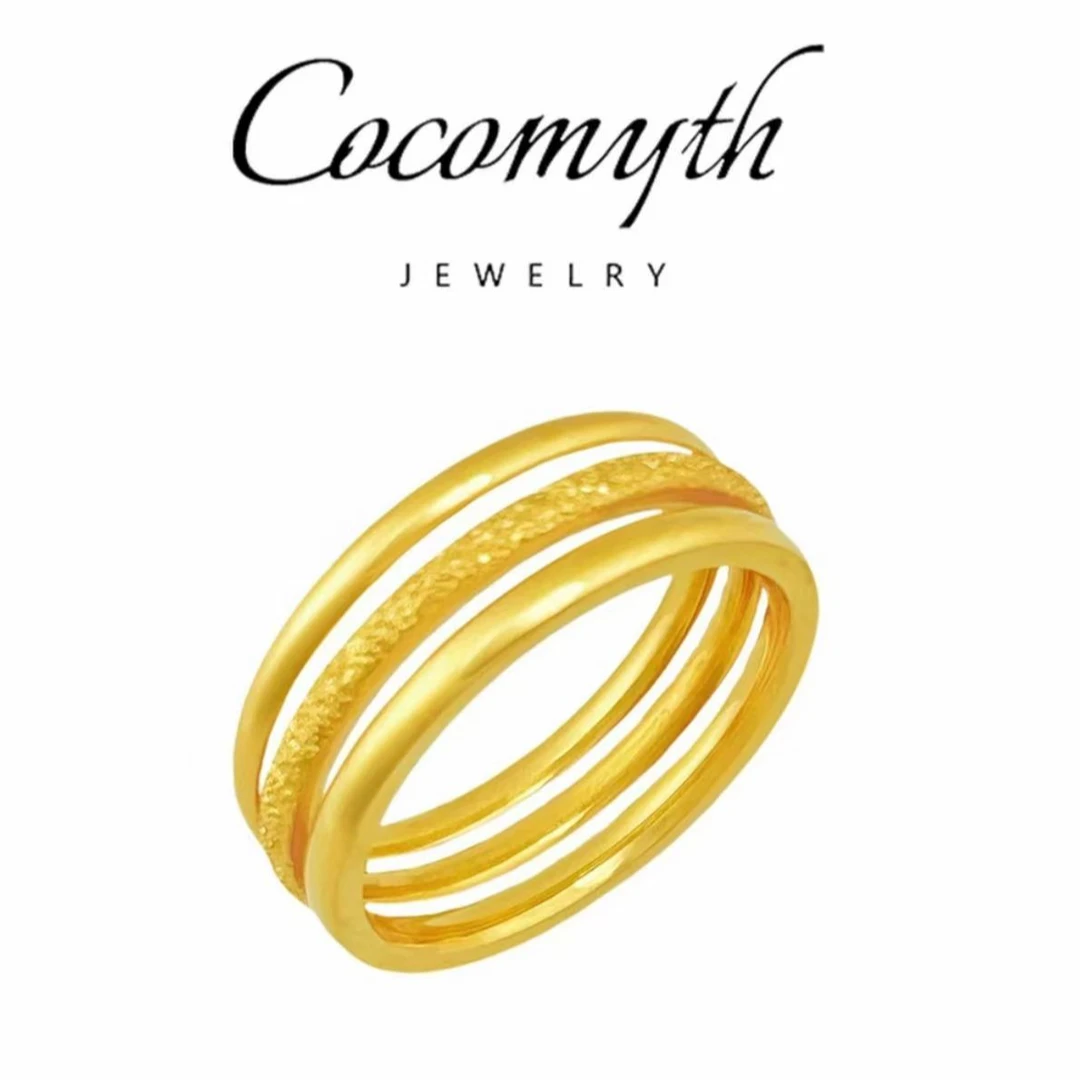 铜合金戒指 COCOMYTH 三圈铜合金戒指J174