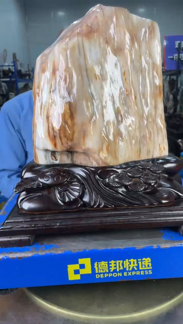 【闪购商品】硅化玉摆件未镶嵌158