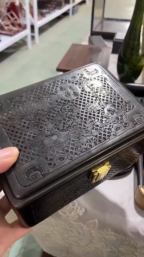 木肖* 花好月圆首饰盒