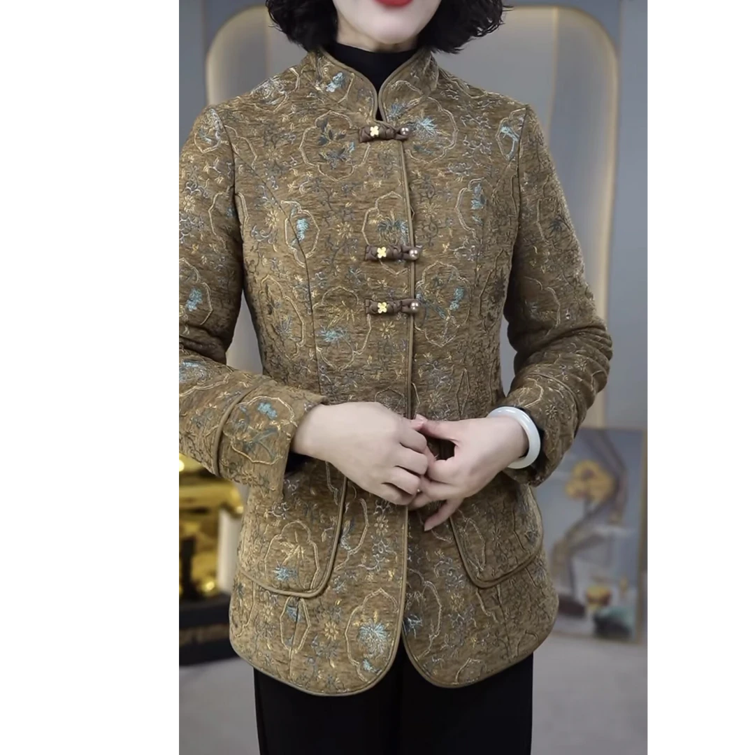 馨瑞【外套】3601新款加厚保暖加棉时尚修身显瘦女装气质洋气外套