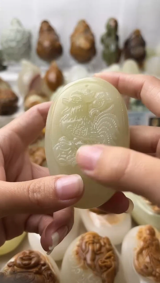 石材古青石棉纹正常不退换鸡