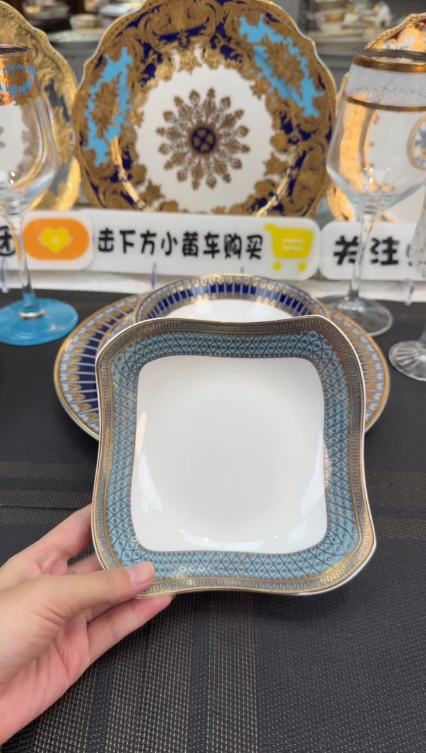 瓷片沙拉碗  2个   福利款