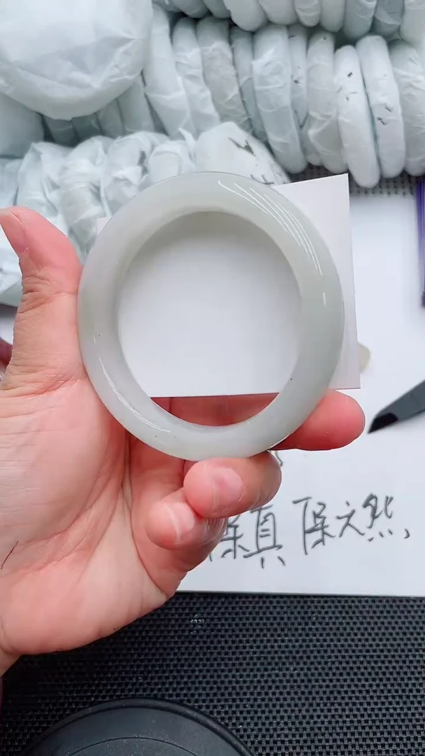 未镶嵌手镯石英质玉80--58-59