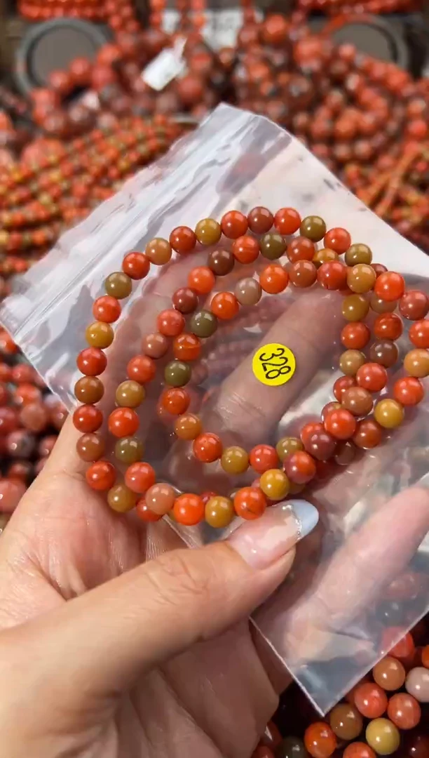 未镶嵌手串南红玛瑙6+