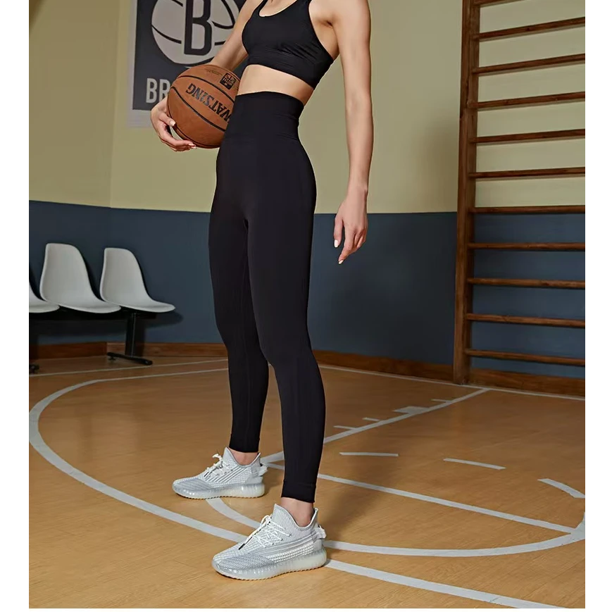 【清货】分段压力美体提拉高弹高密运动紧身提拉芭比健身裤KZ669