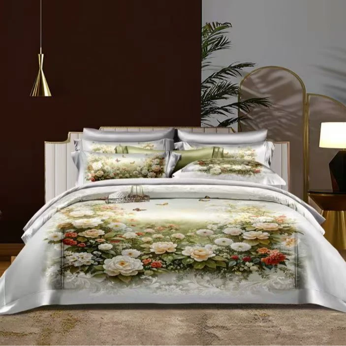 【赵总严选】欧式宫廷系列高端铂金棉贡缎提花四件套