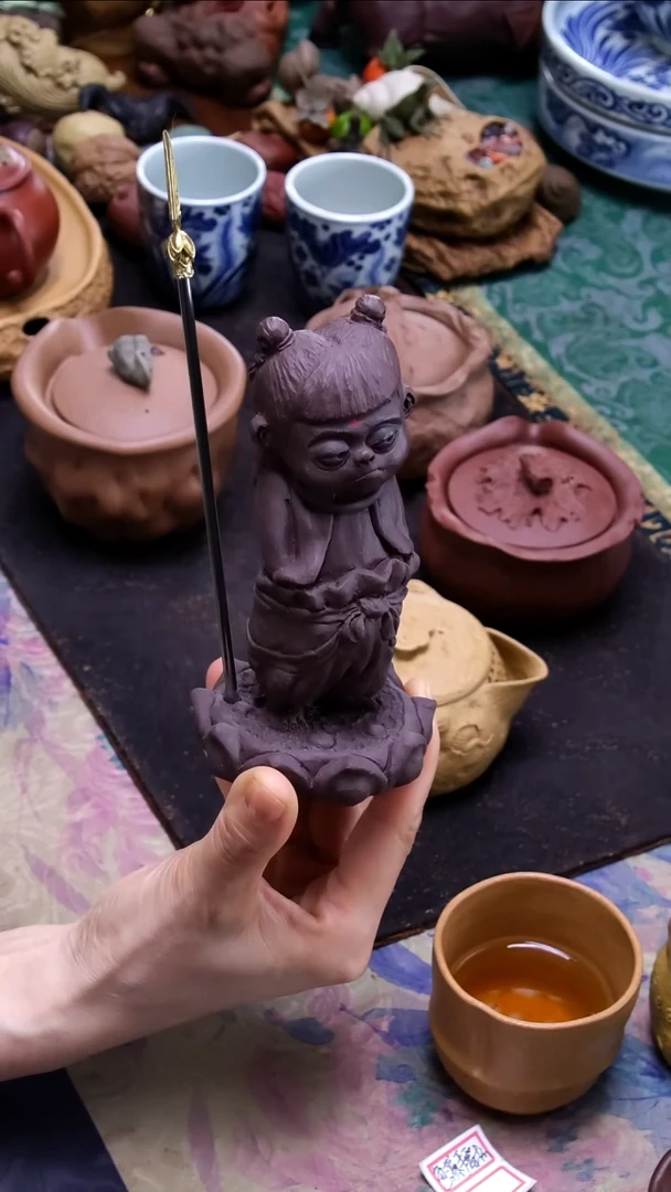 葫*娃刘祖铭《哪吒摆件》