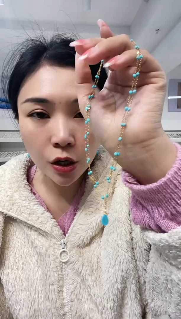 未镶嵌绿松石项链发货一件