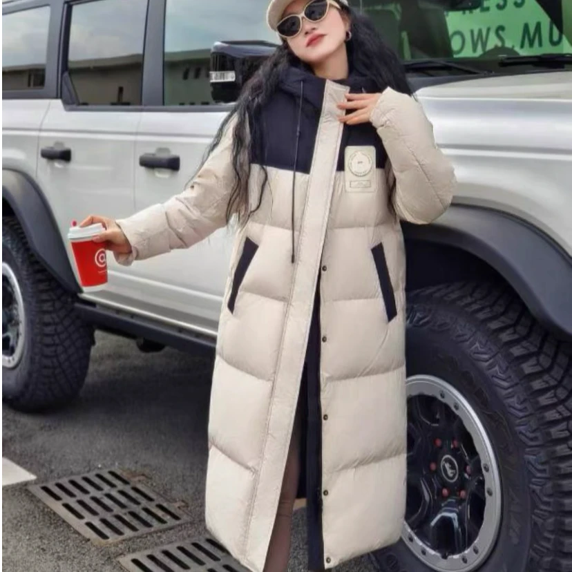 【影姐宠粉】专柜正品加厚保暖撞色男女款羽绒服高级10047