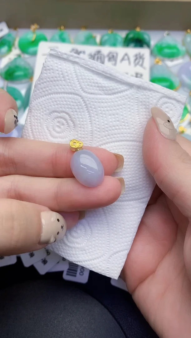 颈饰未镶嵌翡翠缅甸天然翡翠A货