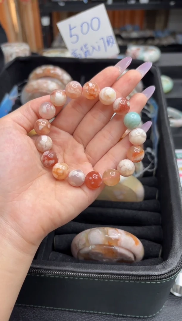 未镶嵌手串石英质玉A52(12mm+)默认微瑕