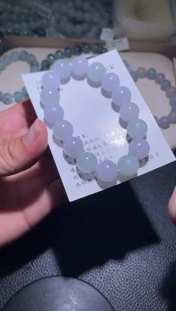 未镶嵌定制翡翠珠串