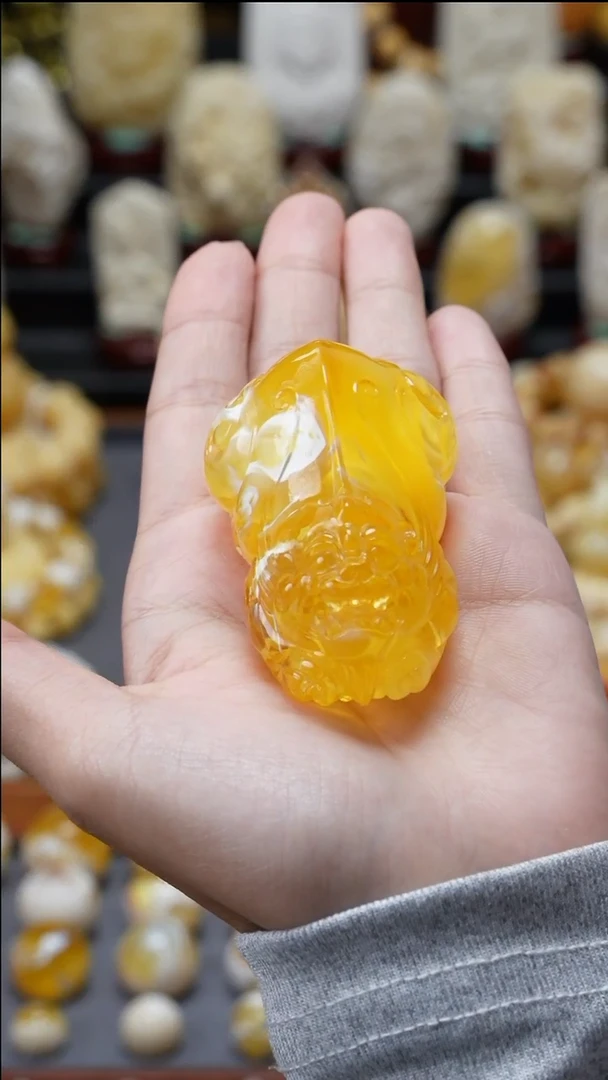 手链琥珀未镶嵌原矿天然琥珀蜜蜡