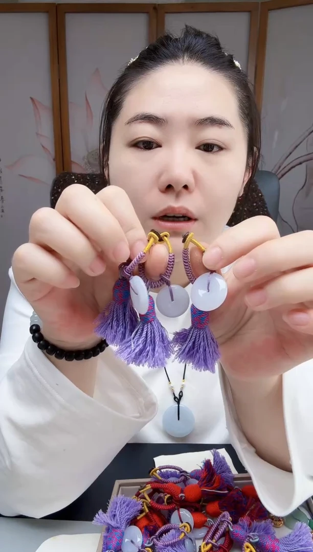 颈饰未镶嵌翡翠翡翠平安扣5号包挂钥匙扣多样性发货