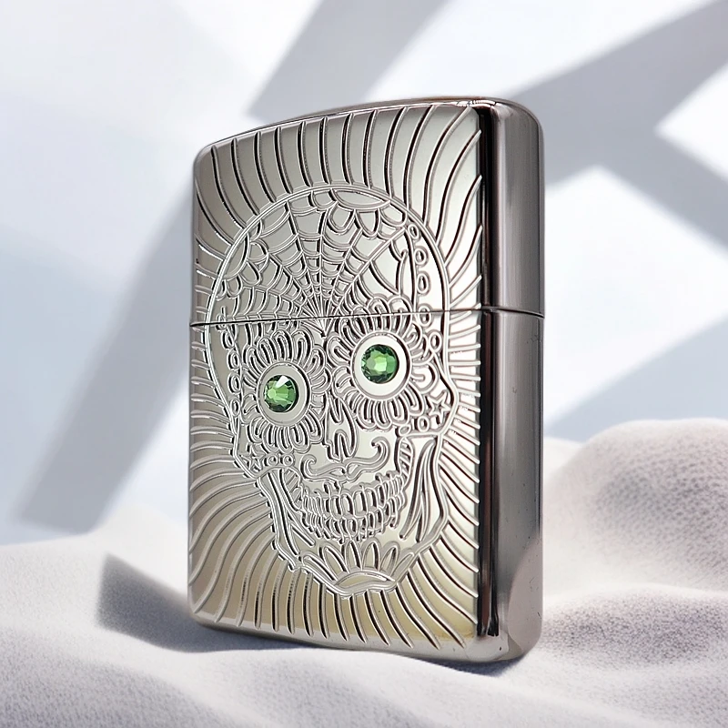 ZIPPO/之宝打火机 20年水晶脸谱 盔甲 美版 49172 刀耕火种 MBJ1