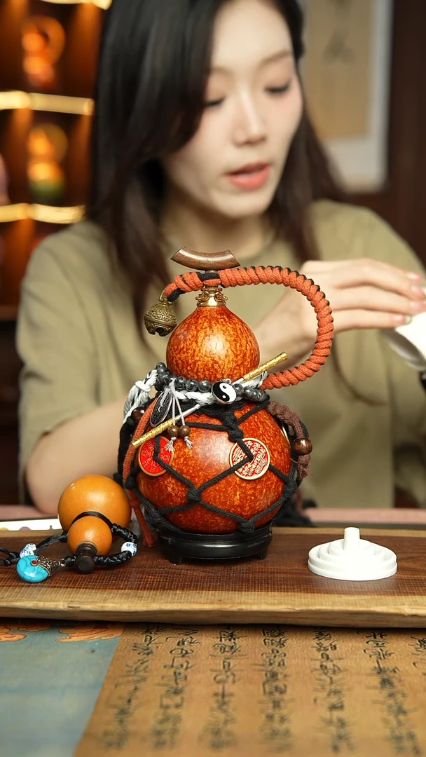 155号精品大漆酒葫芦防腐防渗装水茶酒