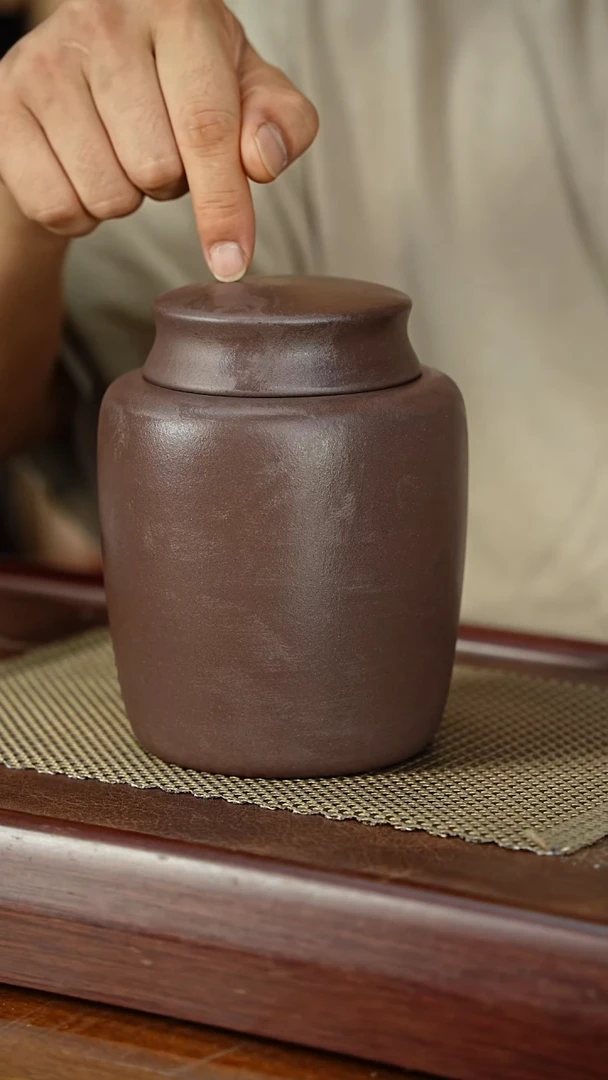 宜兴原矿紫砂茶叶罐