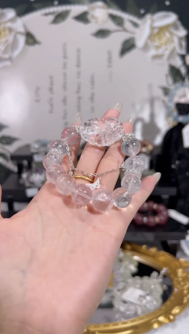 【闪购商品】水晶手链未镶嵌天然水晶默认微瑕 多样性发货发其一