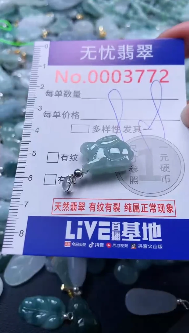 颈饰未镶嵌翡翠3772
