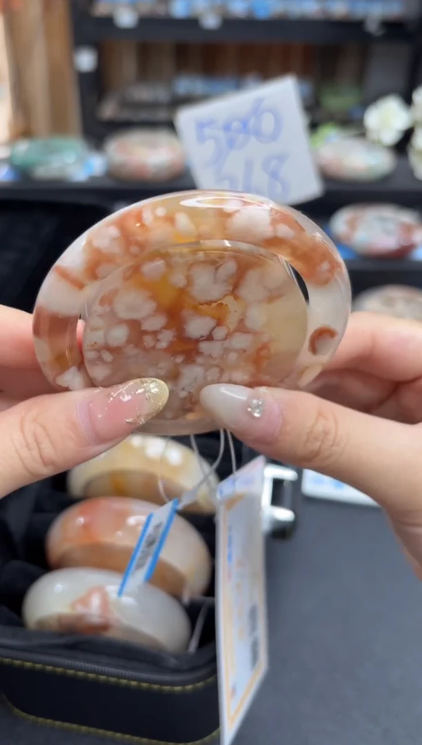 未镶嵌手镯石英质玉A617(58圈赠送镯心)