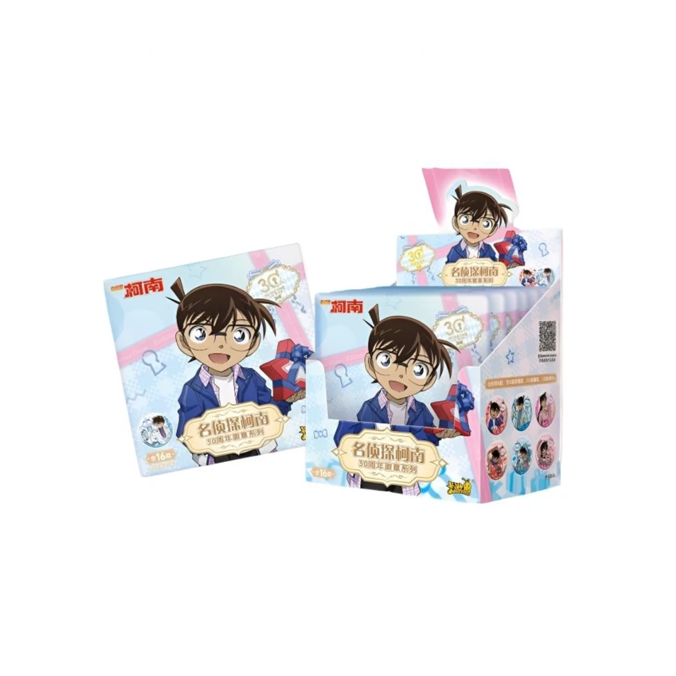 【新品】卡游《名侦探柯南》30周年徽章系列 马口铁金属徽章（代拆）