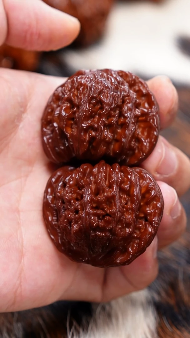 把件文玩核桃34四座楼