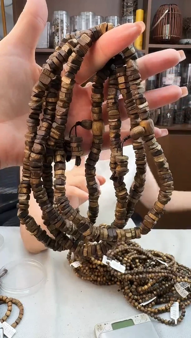 手串沉香1026张勺子虫漏多圈多样性发一