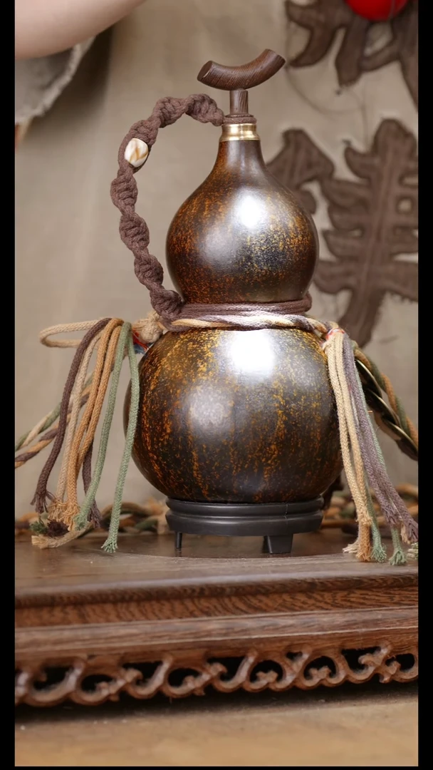 161号精品天然大漆酒葫芦一物一拍~