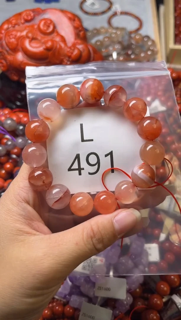 未镶嵌南红玛瑙珠宝奇石L491-13