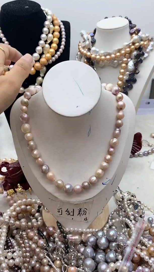 【闪购商品】淡水珍珠颈饰钛钢141