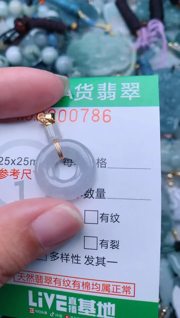 翡翠未镶嵌颈饰.0000786