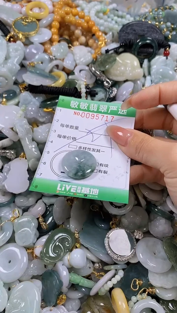 【闪购商品】翡翠颈饰未镶嵌闪购商品0095717多样性发其一