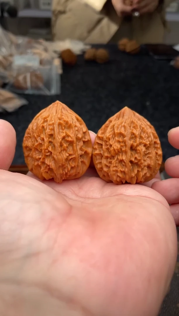把件文玩核桃B 22号 41尺鸡心