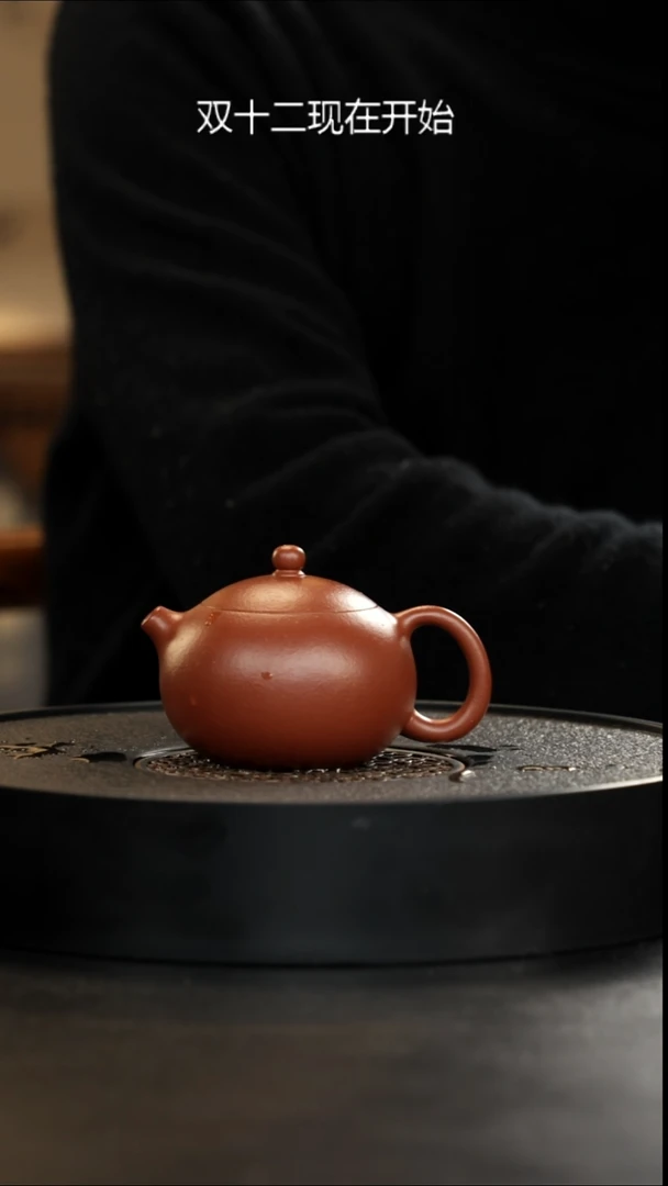 茶壶紫砂黄龙山生砂生料朱泥西施大漏