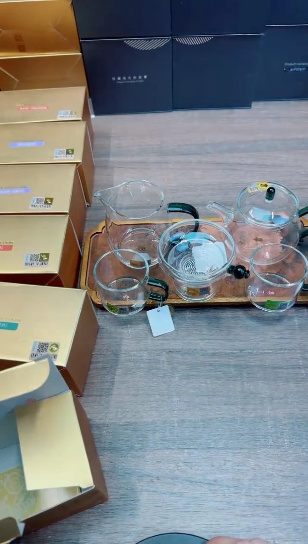禾器对杯墨绿+澄然墨绿+青云壶墨绿+茶漏墨绿+杯垫